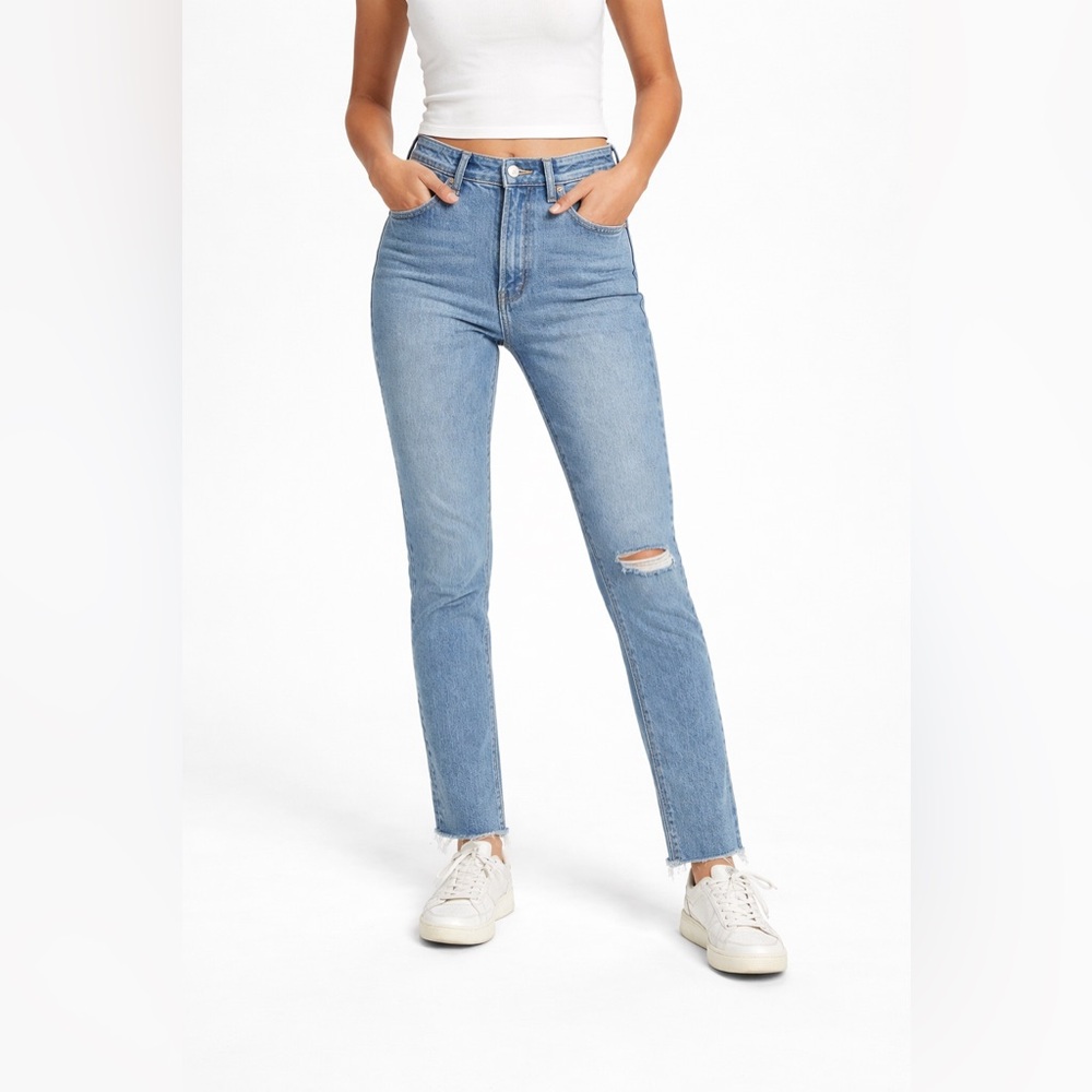 Levi’s 501 Skinny Jeans W27 L30 Medium Wash High Rise Button Fly